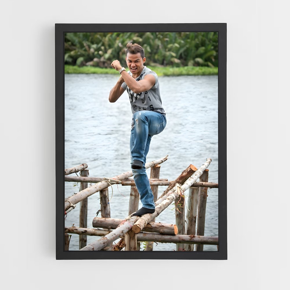 Poster Tony jaa – affiche Kung Fu (vue 2)